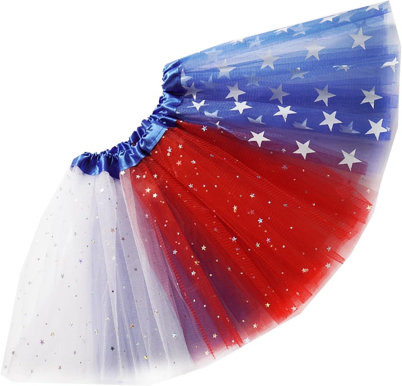 WINROLA Girls Stars Sequins Tutu Skirt Princess Ballet Dance Tutu Dress 3 Layered Halloween Christmas Tutu - Image 3